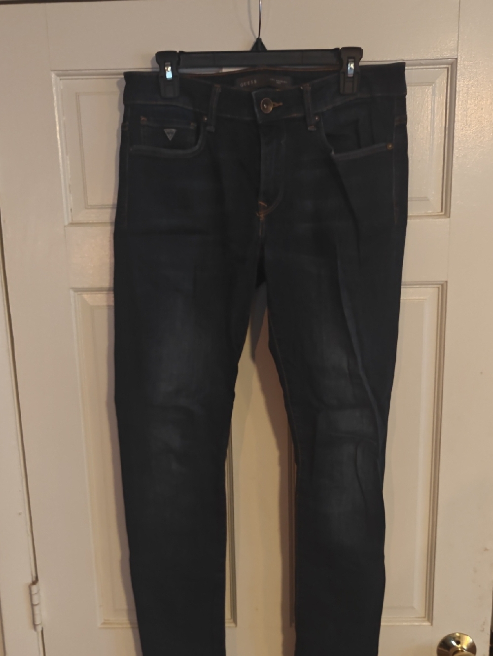 Guess  31x32 Men's Skinny Jeans in Dark Blue Wash